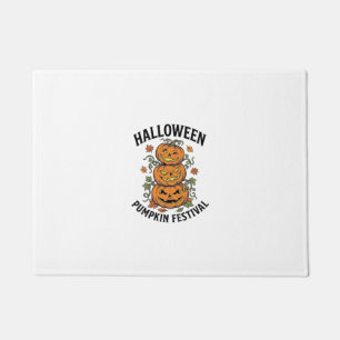 Paillasson Festival de citrouilles d'Halloween Jack O Lantern