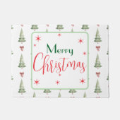 Paillasson Festive Merry Christmas Door Mat (Devant)