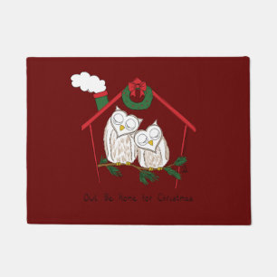 Paillasson Fête de Noël de Chouette