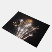Paillasson Feu d'artifice blanc et or II Fête patriotique (Incliné)