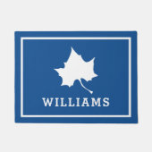 Paillasson Feuille d'état de l'Indiana (Devant)