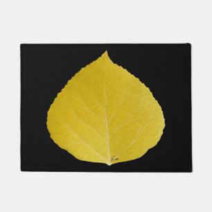 Paillasson Feuille jaune #5 d'Aspen
