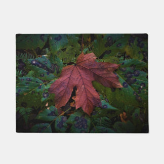 Paillasson Feuille rouge