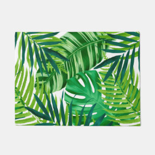 Paillasson Feuille tropical vert