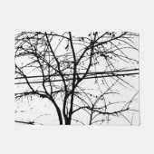 Paillasson Feuilles, Branches Et Lignes Électriques À L'Autom (Devant)