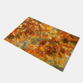 Paillasson Feuilles d'automne Orange automne Foliing  (Incliné)