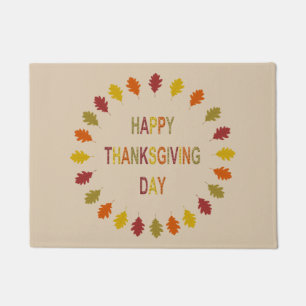 Paillasson Feuilles de chêne de Thanksgiving