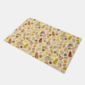 Paillasson Feuilles de Fall Ginkgo et Motif d'olive (Incliné)