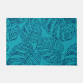 Paillasson Feuilles de la monstère bleue. (Devant)