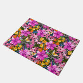 Paillasson feuilles et fleurs tropicaux (Incliné)