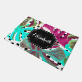 Paillasson Feuilles tropicaux colorés (Incliné)