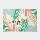Paillasson Feuilles tropicaux mignons (Devant)