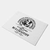 Paillasson Fier Bullmastiff Guardian Angel chien citation (Incliné)