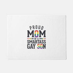 Paillasson Fière maman d'un fils gay insolent Vintage T-shirt