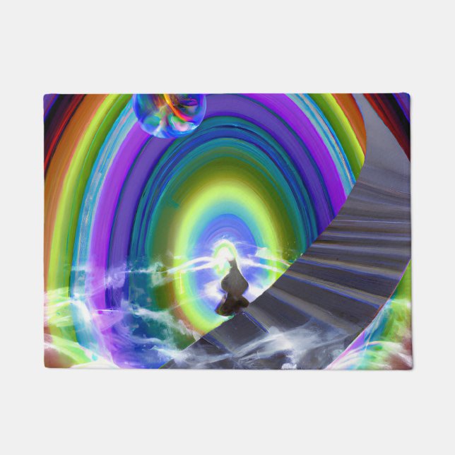 Paillasson Figure de mystère au Stargate interdimensionnel (Devant)