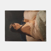 Paillasson Fille avec un médaillon (par Gerolamo Induno) (Devant)