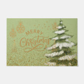 Paillasson Fille pastel pétillant sur l'arrière - plan aquare (Devant)