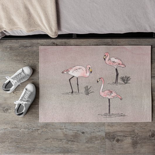 Paillasson Flamants roses