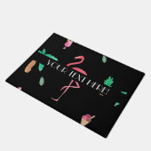 Paillasson Flamingo personnalisé (Incliné)
