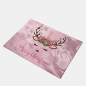 Paillasson Flamme de neige en marbre d'or rose (Incliné)