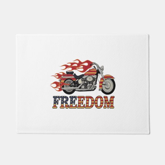Paillasson Flammes de moto Liberté (Devant)