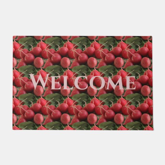 Paillasson Flaring Red Radish Bunch (Devant)