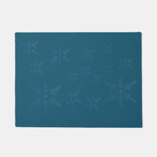 Paillasson Flèche de neige bleu foncé
