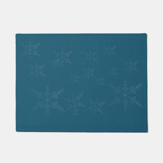 Paillasson Flèche de neige bleu foncé (Devant)