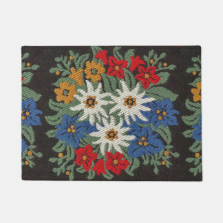 Paillasson Fleur alpine suisse d'edelweiss