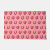 Paillasson Fleur Anthurium rouge Motif sans couture sur mat (Devant)