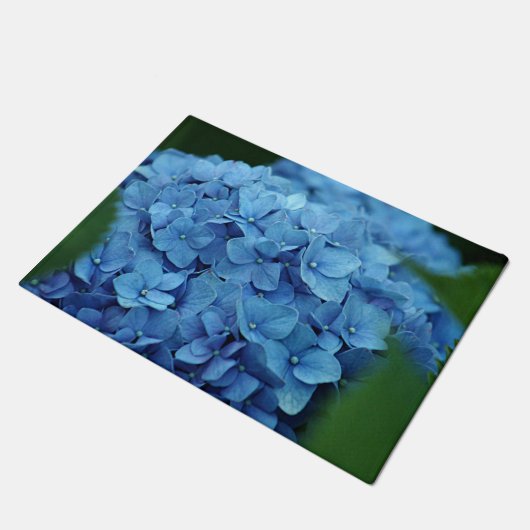 Paillasson Fleur bleue d'hortensia (Incliné)