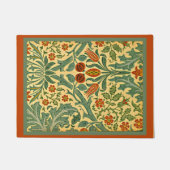 Paillasson Fleur d'automne, célèbre William Morris motif, (Devant)