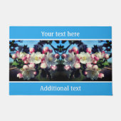 Paillasson Fleur de crabe printanière fleurs personnalisées (Devant)