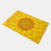 Paillasson Fleur de la vie - tournesol #3 (Incliné)