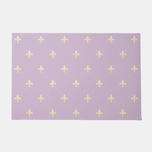 Paillasson Fleur de Lis Lilac (Devant)