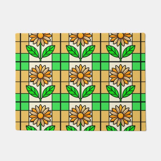 Paillasson Fleur de verre tendu (Devant)