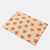 Paillasson Fleur Hippie Orange Peach Preppie (Incliné)