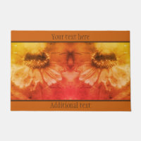 Fleur Zinnia Daisy À Sepia Vintage Personnalisé