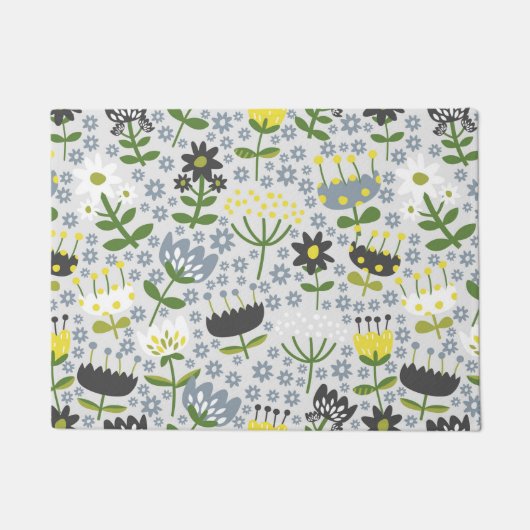 Paillasson fleurs (Devant)