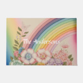 Paillasson Fleurs Au Bout De L'Arc En Ciel (Devant)