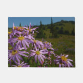 Paillasson Fleurs d'aster violet au Mont Rainier (Devant)