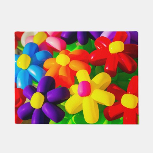 Paillasson Fleurs de ballons de jouets (Devant)