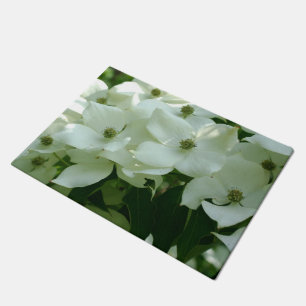 Paillasson Fleurs de Dogwood Blanc