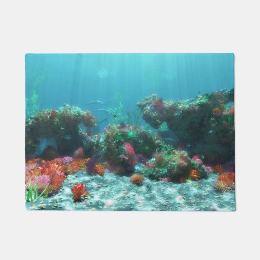 Paillasson Fleurs de la natte de mer (Devant)
