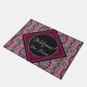 Paillasson Fleurs de Redbud Bienvenue