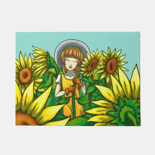 Paillasson Fleurs de soleil (Devant)