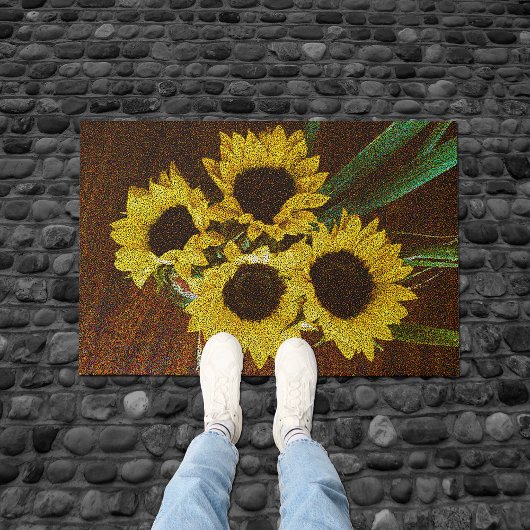 Paillasson Fleurs de soleil