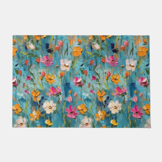 Paillasson Fleurs d'été texturées 2 (Devant)