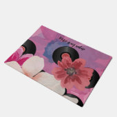 Paillasson Fleurs et vinyle (Incliné)