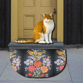 Paillasson fleurs hongroises - couleurs vives